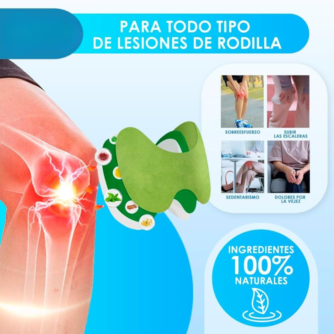 Parches Naturales Para Rodilla - AlivioTOTAL™