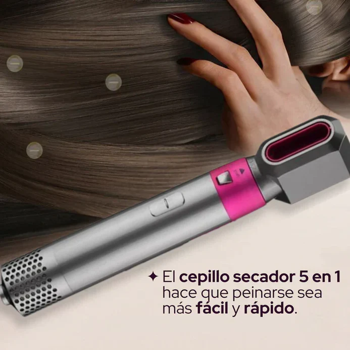 Cepillo Secador Total Pro™ 5 en 1 - Todo en un solo paso!