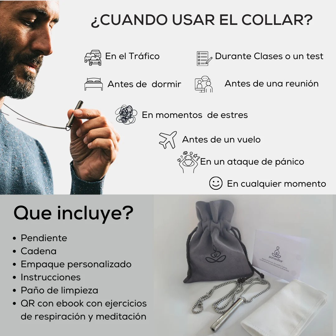 RESPIRA - Collar de respiración para dejar de fumar