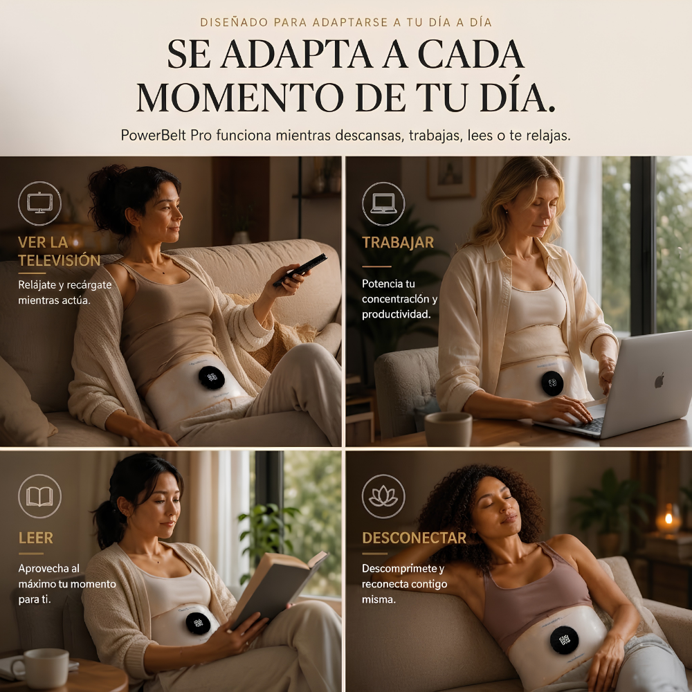 PowerBelt® | El Abdomen Firme que Querés, Sin Cambiar tu Rutina