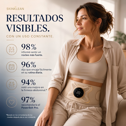 PowerBelt® | El Abdomen Firme que Querés, Sin Cambiar tu Rutina