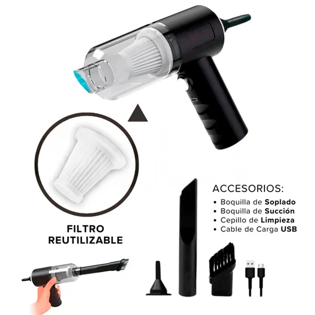 Aspiradora Portátil - TURBO Clean 3X